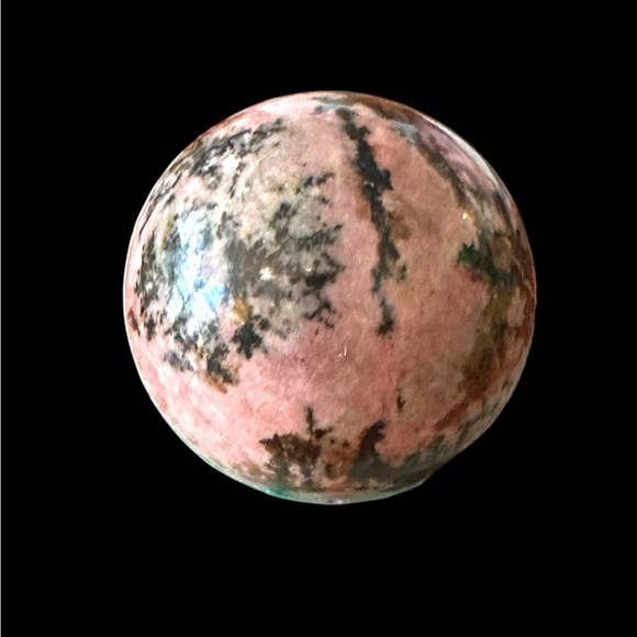 Rhodonite Crystal Sphere - Picture 3 of 9